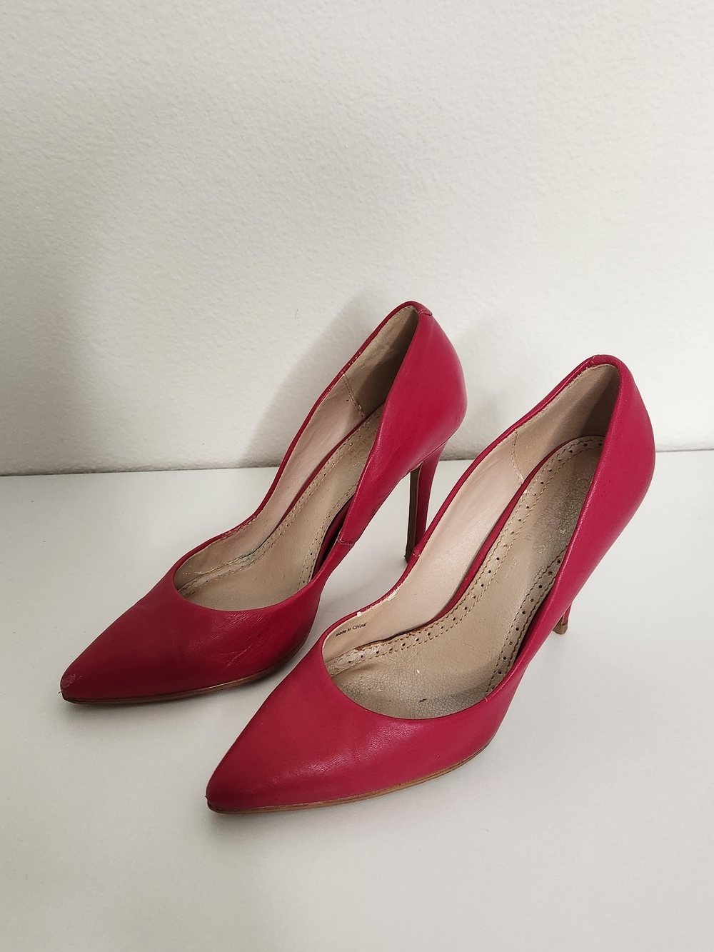 Charles By Charles David Hot Pink Pointed-Toe Stiletto Pumps - Women